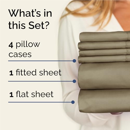 Full 6 Piece Bed Sheet Set (6 Count)
