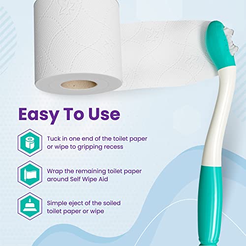 Self Wipe Assist Bottom Wiping Toilet Aid Wiping Wand