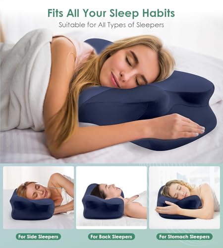 Cervical Pillow Ergonomic Memory Foam Pillow for Neck Support