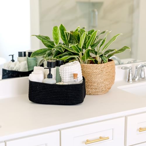 11.8"x8"x4.5” Rectangle Storage Baskets for Shelves 3 Pack (3 Count)