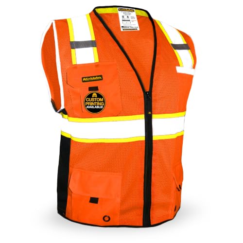 BIG KAHUNA Hi Vis Safety Vest [15PK] Class 2 (15 Count)