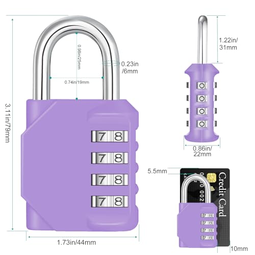 Combination Lock Outdoor 2 Pack (2 Count)