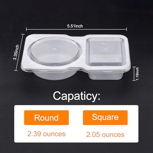 30 PCS Snack Containers with Lids (30 Count) - Bel Marant