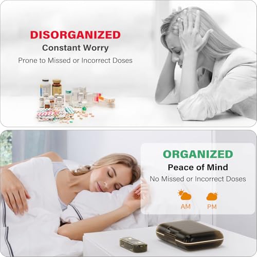 Weekly Pill Organizer 2 Times a Day