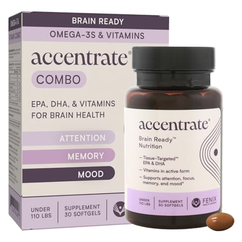 Brain Supplement for Natural Focus & Attention (30 Count)
