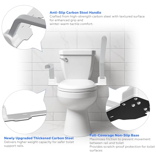 Toilet Safety Rails for Seniors