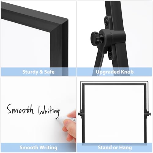 Small WhiteBoard with Stand 10" X 10"