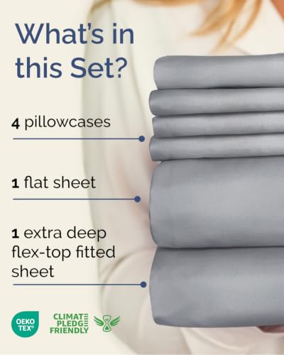 Flex Top Split Head King 6 Piece Sheet Set