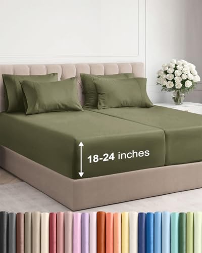 Extra Deep Split King Sheet Set