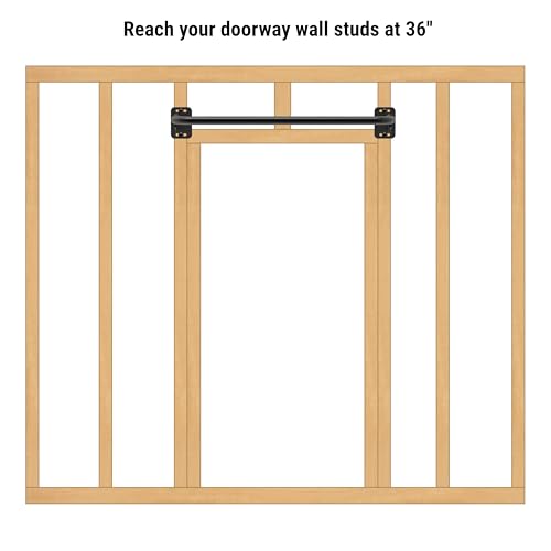 Fully Welded Pull Up Bar Wall Mount Heavy Duty Doorway Chin