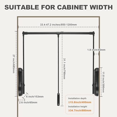 Pull Down Closet Rod