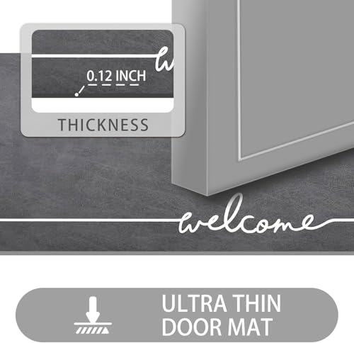 Ultra Thin Indoor Door Mat (5.8333 Sq Ft)