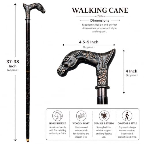 Handmade Wooden Walking Cane