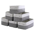 Small Storage Baskets for Organizing (6 Count)