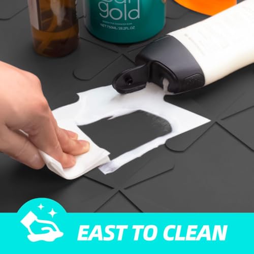 Waterproof Under Sink Mat Silicone 28"x19"
