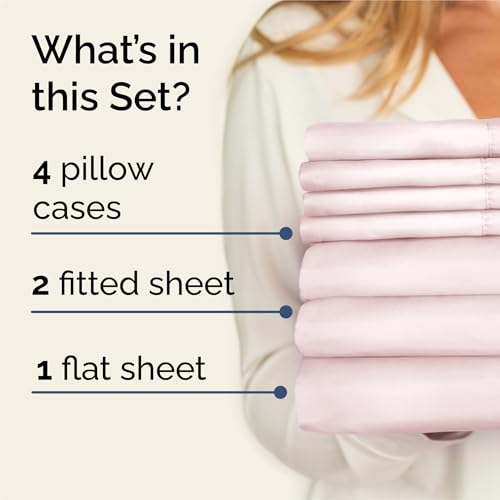Split King 7 Piece Bed Sheet Set (7 Count)