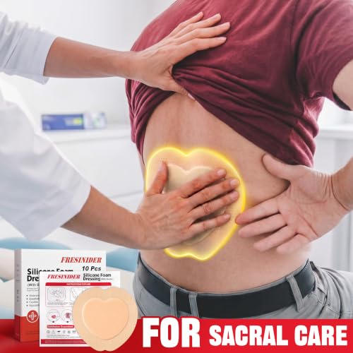Sacral Silicone Foam Dressing 6 x 6 inches (10 Count)