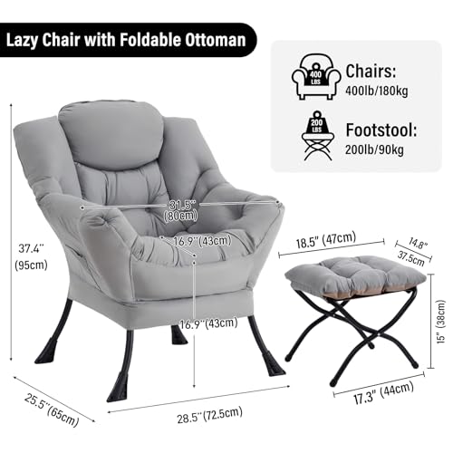 Lazy Chair with Ottoman