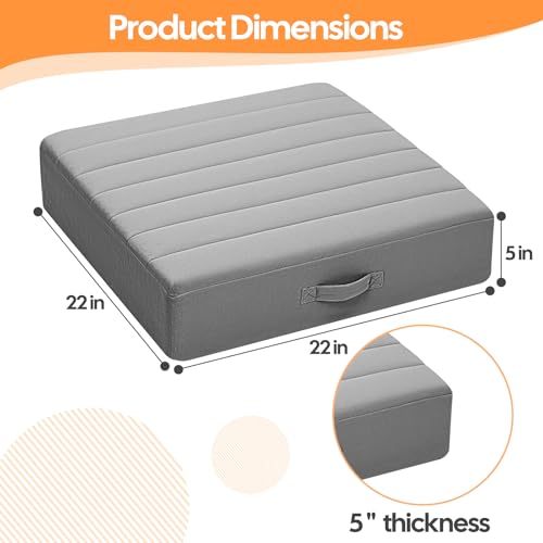 Square Floor Pillow for Adults Kids