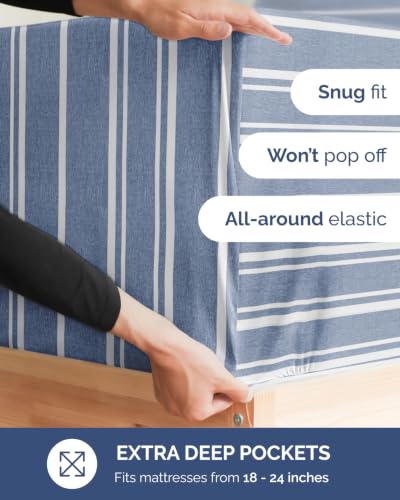 Extra Deep Flex Top Split Head King Sheet Set
