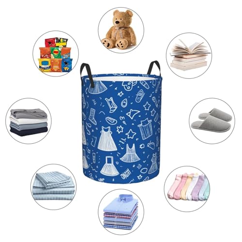Laundry Basket Colorful Lin Collapsible Large Capacity