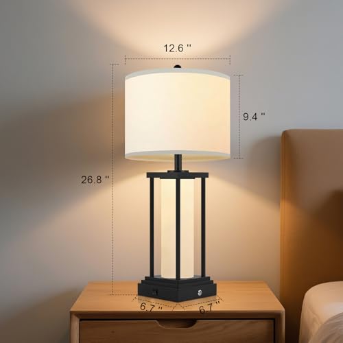 26.8'' Farmhouse Table Lamps