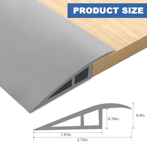 Vinyl Floor Transition Strip Self Adhesive Door Threshold Strip (3.3 Foot)