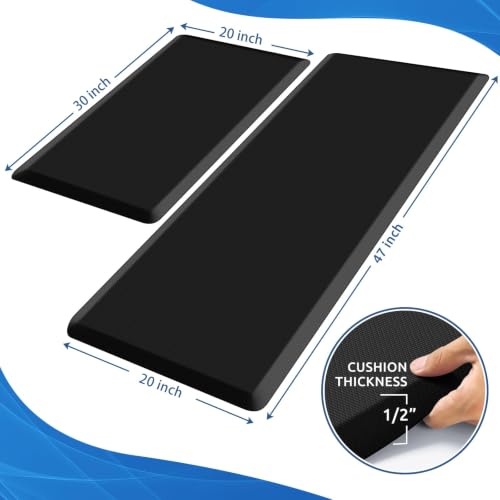 2PCS Kitchen Rugs Anti (2 Count)