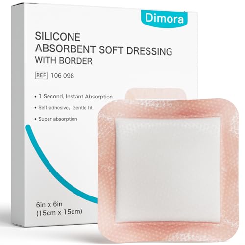 Silicone Super Absorbent Wound Dressings (10 Count)