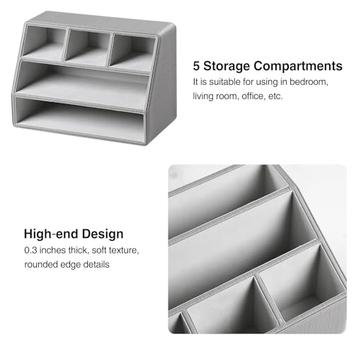 PU Leather Desk Organizer