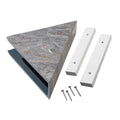 Vinyl Shower Shelf in Spanish Marble