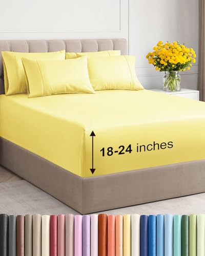 Extra Deep Cal King Sheet Set