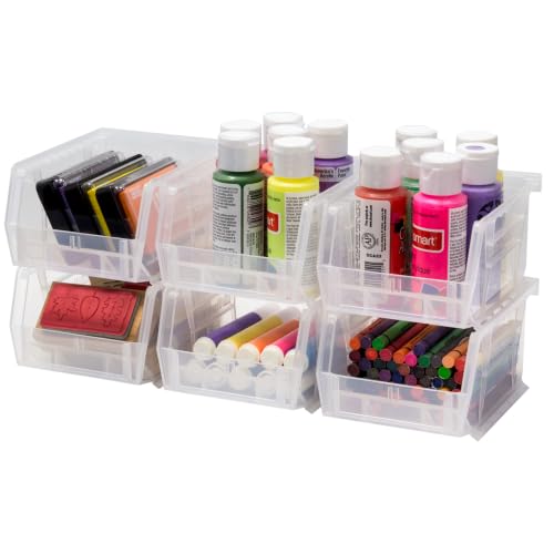 30210 AkroBins Plastic Storage Bins (6 Count)