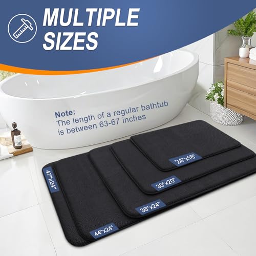 Memory Foam Bathroom Runner Rugs 59x20