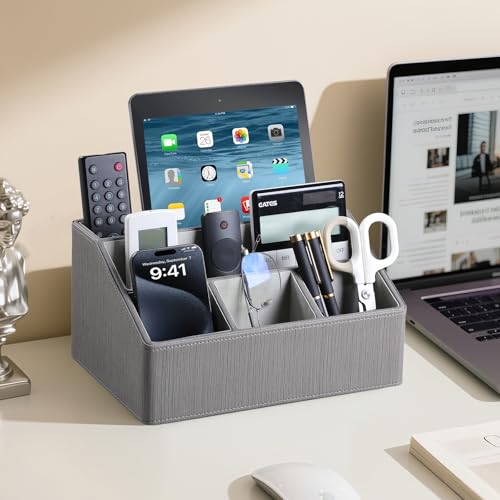 PU Leather Desk Organizer