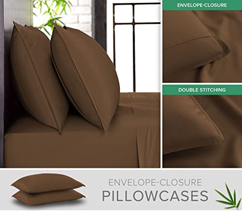 King Sheets Genuine 100% Organic Viscose Derived from Bamboo Bed Sheet Set