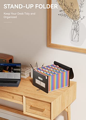 26 Pockets Accordian File Organizer