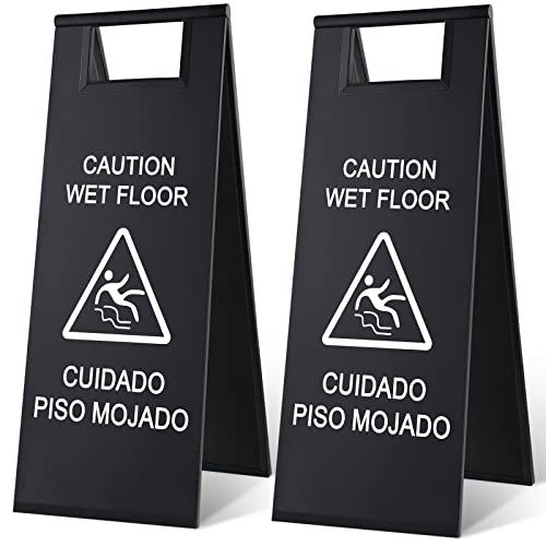 2 Pcs Wet Floor Sign (2 Count)