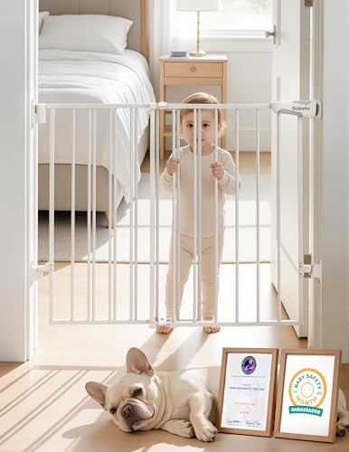 No Bottom Bar Baby Gate for Stairs