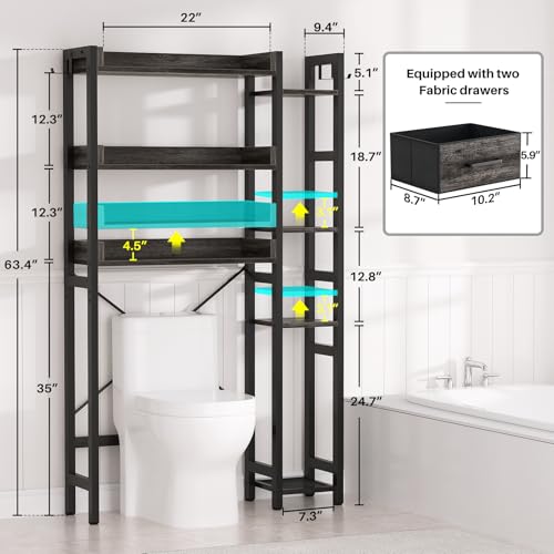 Over The Toilet Storage