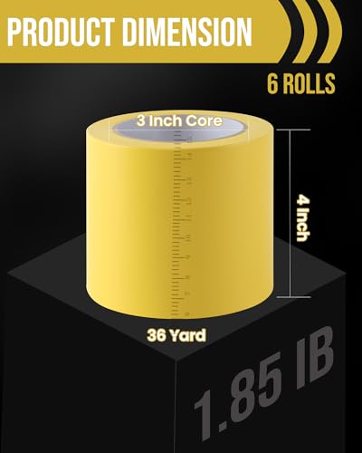 6 Rolls Vinyl Tape (6 Count)