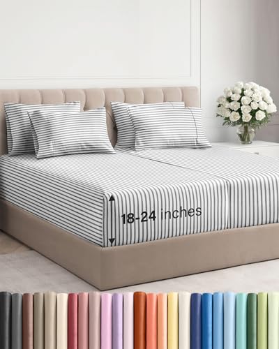 Extra Deep Split King Sheet Set