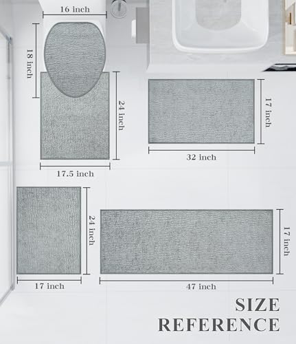 Bathroom Rug Sets 5 Piece