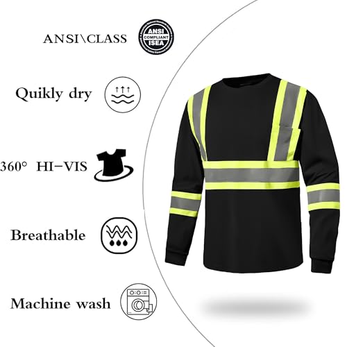 Hi Vis Safety Shirts (3 Count)