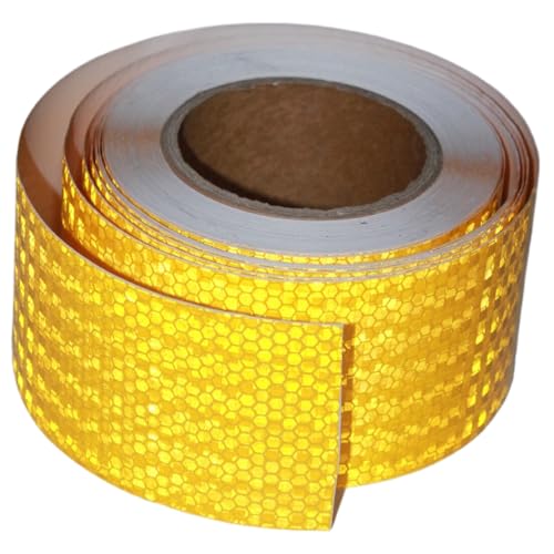 Yellow Reflective Tape Outdoor Waterproof 3 inch (66 Foot)