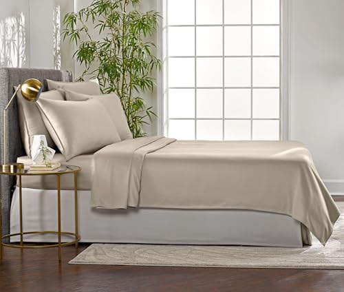Twin Sheets Genuine 100% Organic Viscose Derived from Bamboo Bed Sheet Set