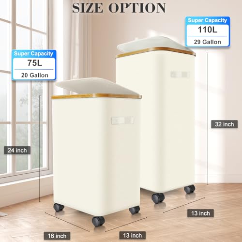 Laundry Hamper with Wheels