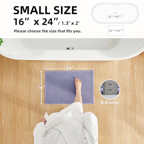 Bathroom Rugs Non Slip Washable (2.67 Sq Ft)