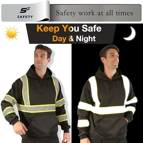 Class 3 Hi Vis Hoodie for Men