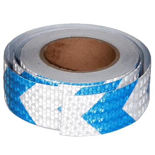 Reflective Tape Blue and White 2 inch X 66 feet